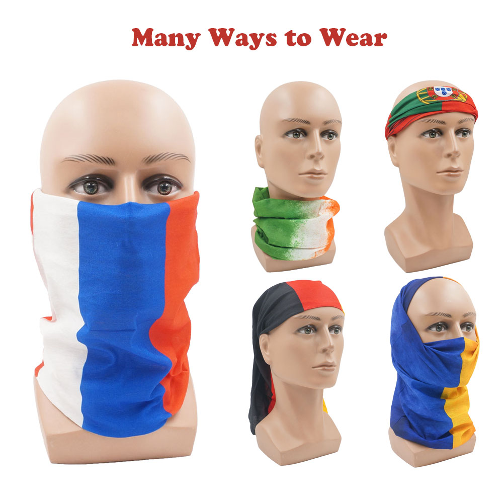 Running Gear Essential - European Countries Face & Neck Gaiter