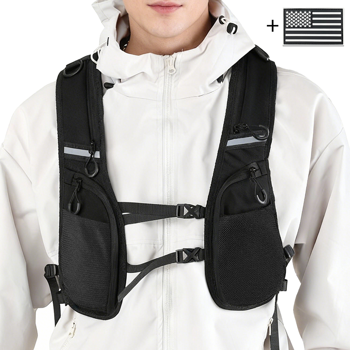 Running Gear Essential - Lightweight Reflective Vest Safety Gear with
