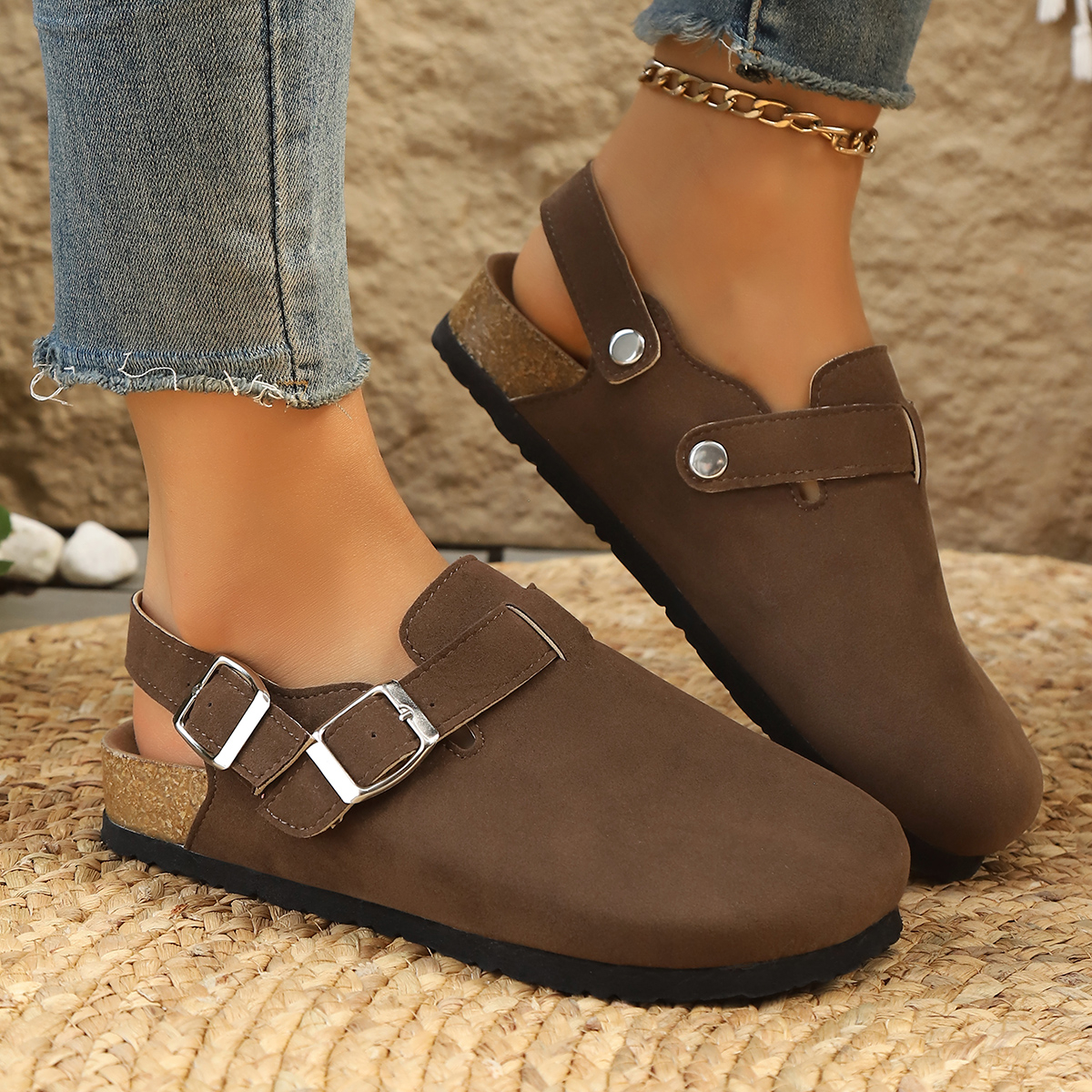 Litfun Suede Women's Clogs wit - Insole Arch Support recension och pris