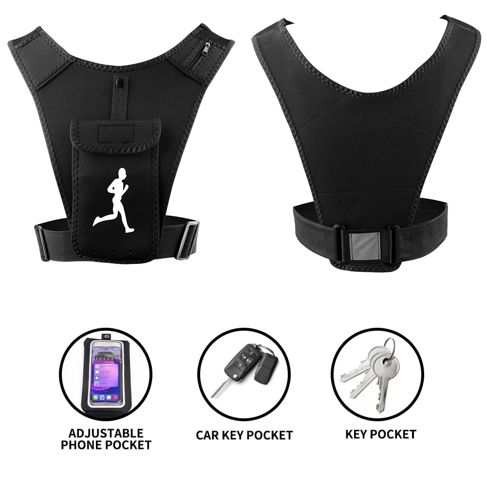 Adjustable Running Vest Phone  - Running Gear Essential recension och pris