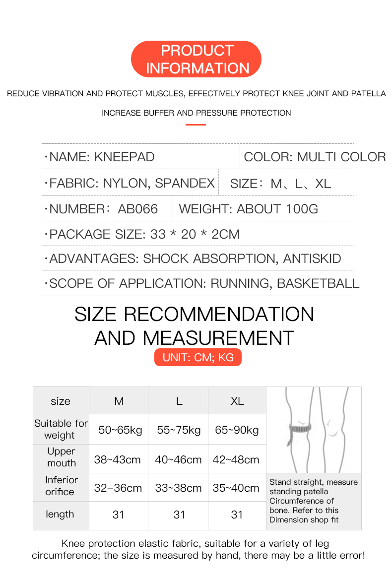  Elastic Silicone Knee Brace N - Running Gear Essential recension och pris