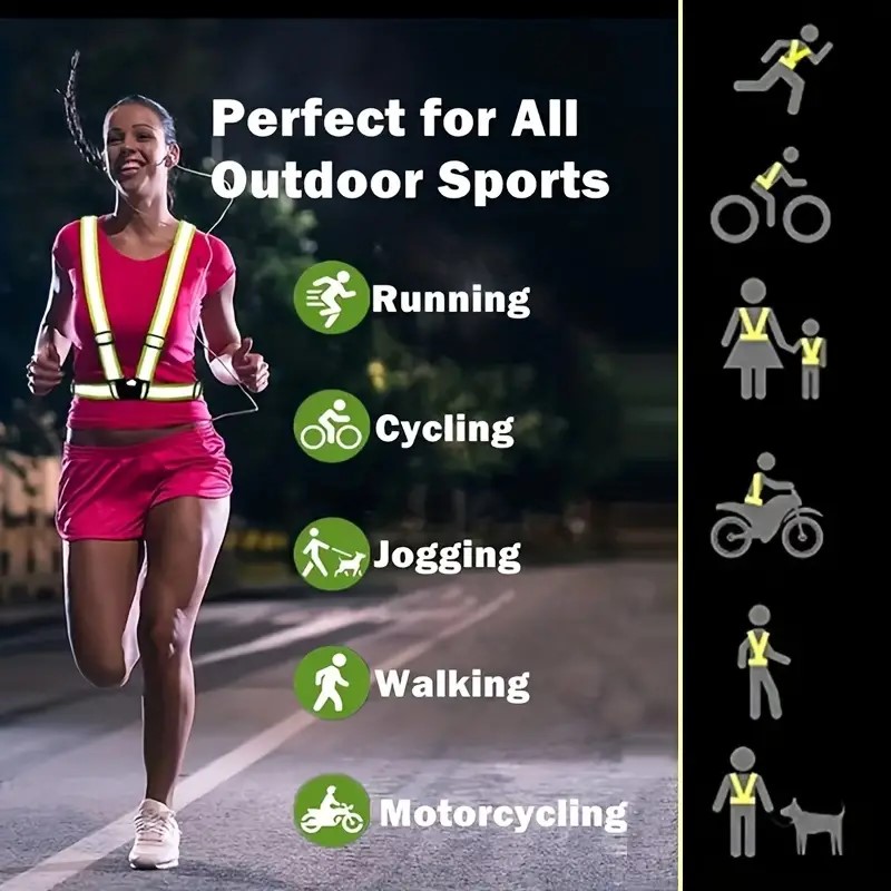 Reflective Vest Running Gear,  - Running Gear Essential recension och pris