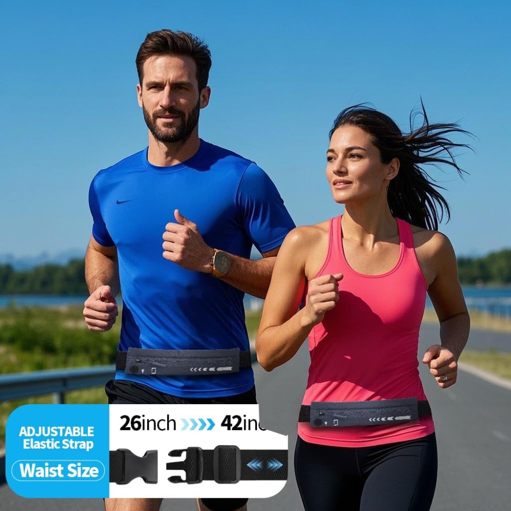 Slim Running Belt for Women Me - Running Gear In The Dark recension och pris