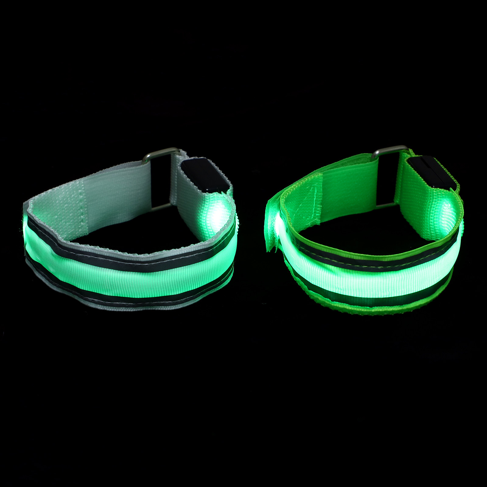 2Pcs LED Luminous Armband Fluo - Running Gear In The Dark recension och pris