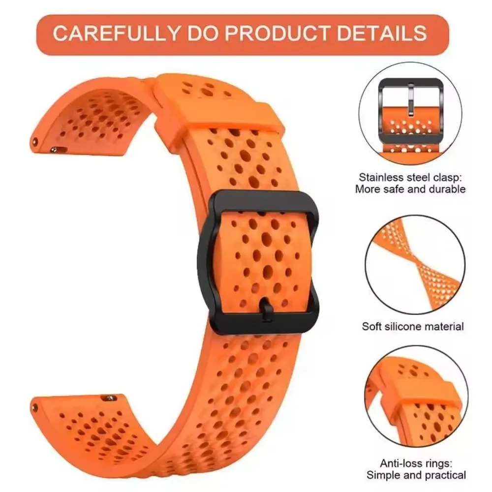 20/22mm Silicone Strap for Hua - Runners Gear recension och pris