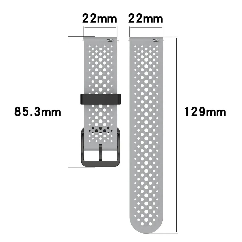 20/22mm Silicone Strap for Hua - Runners Gear recension och pris