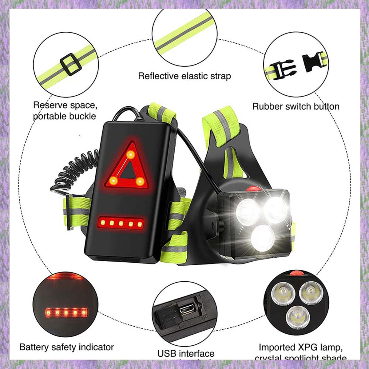 A63K-Night Running Lights For  - Runners Gear recension och pris