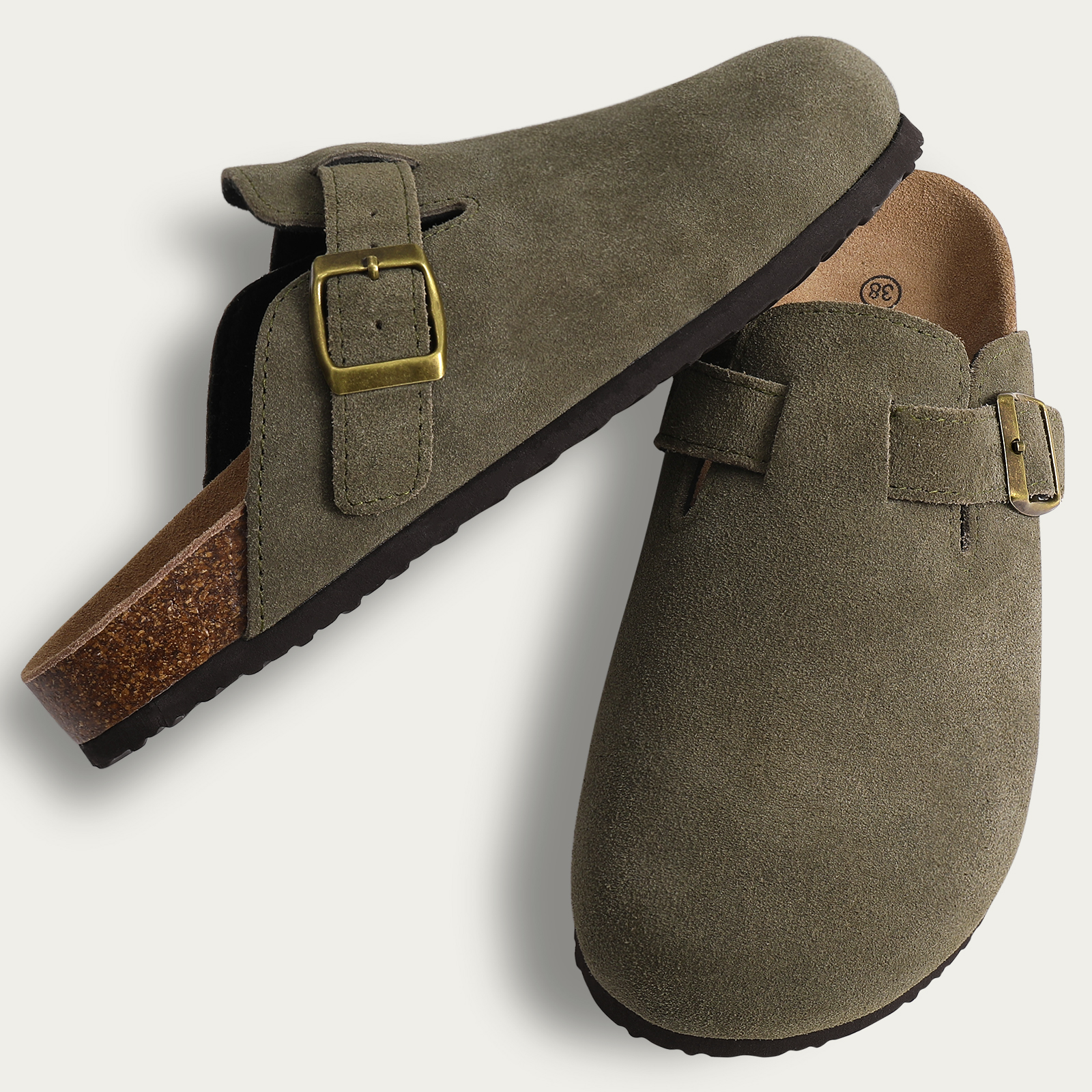 Fashion Women's Suede Mules Sl - Insole Arch Support recension och pris