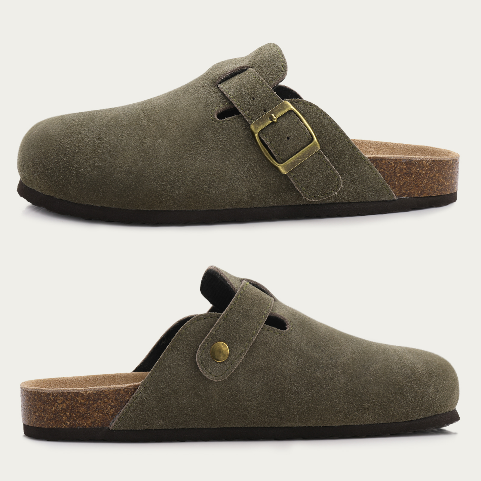 Fashion Women's Suede Mules Sl - Insole Arch Support recension och pris