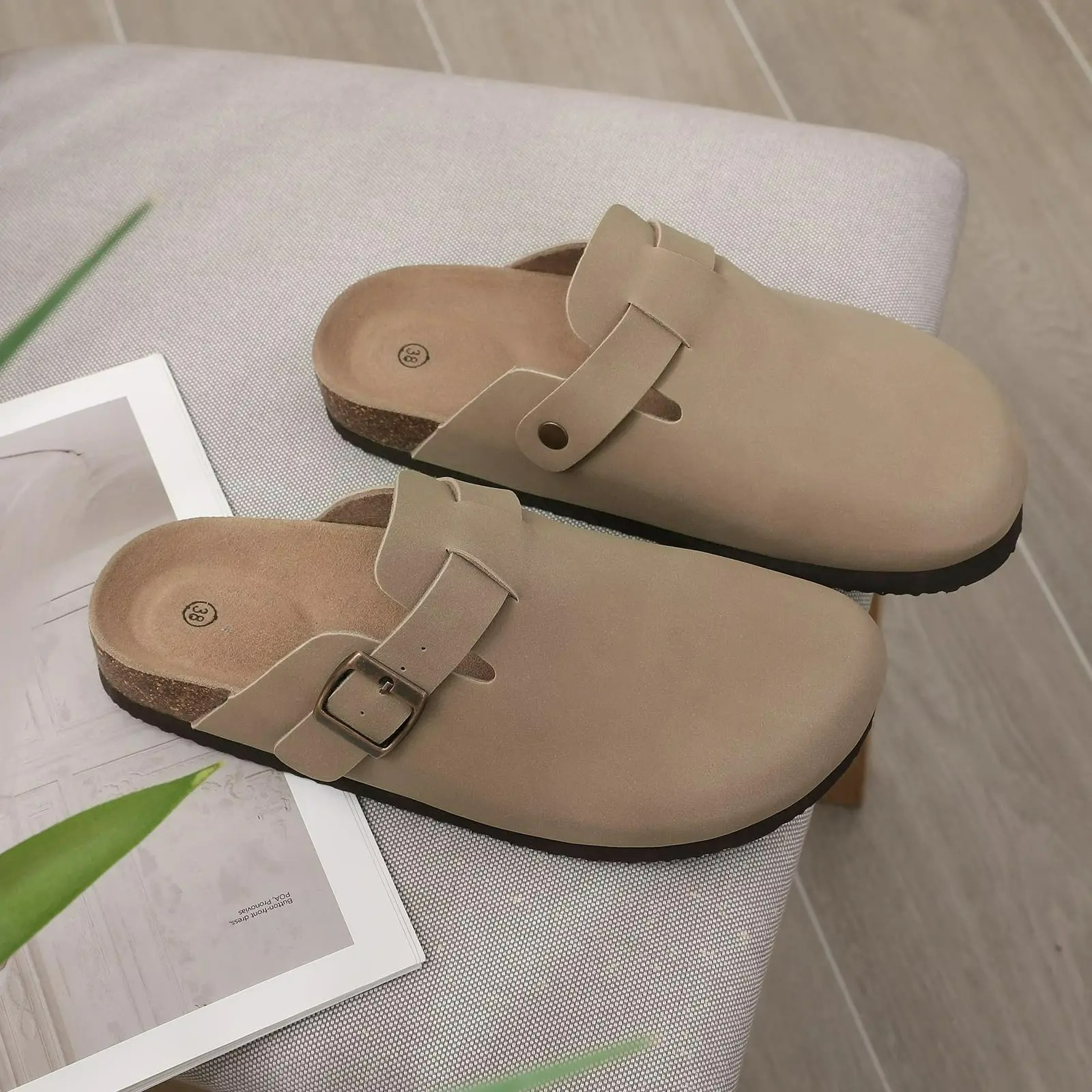 Fashion Women's Suede Mules Sl - Insole Arch Support recension och pris