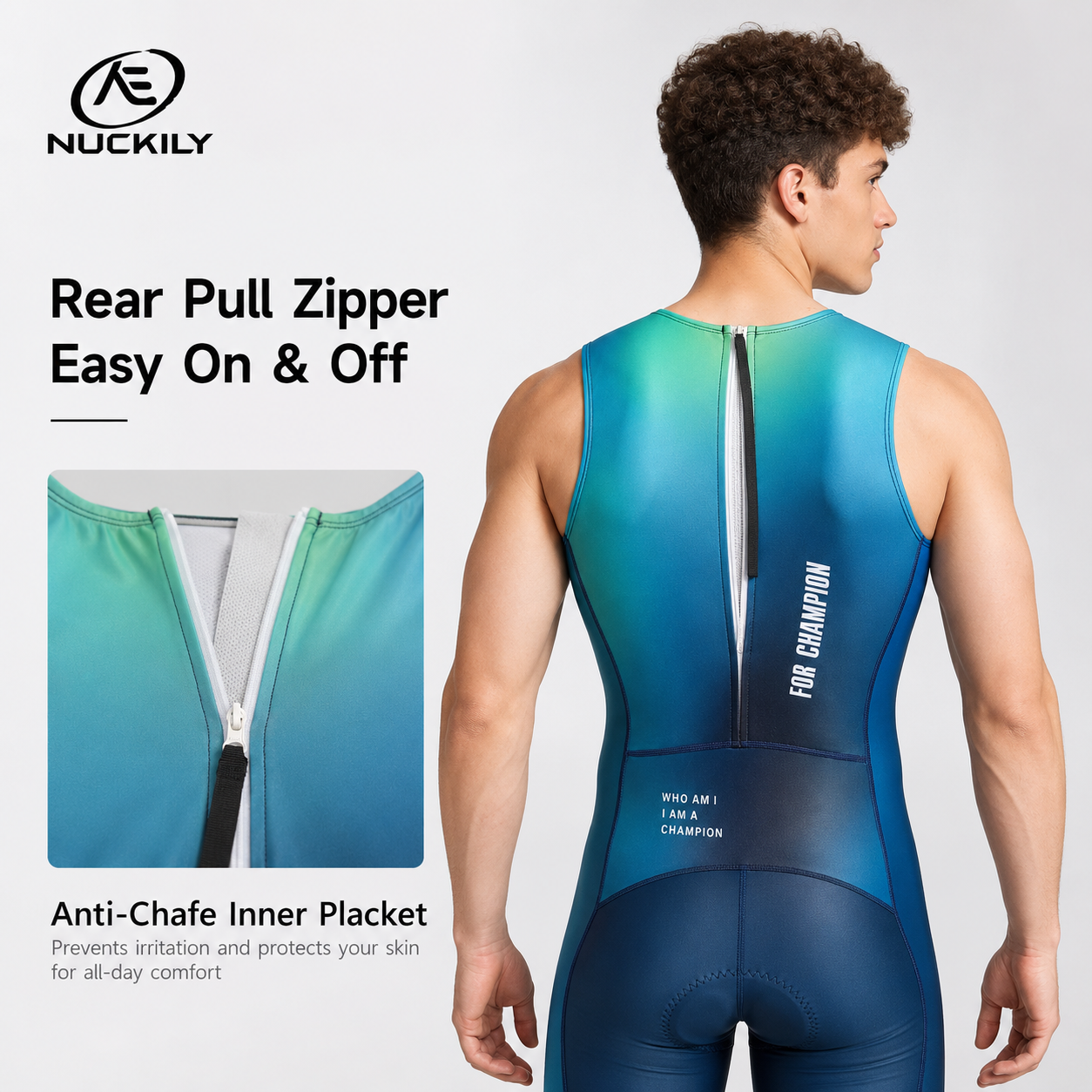 NUCKILY Triathlon Suit Sleevel - Running Gear Essential recension och pris