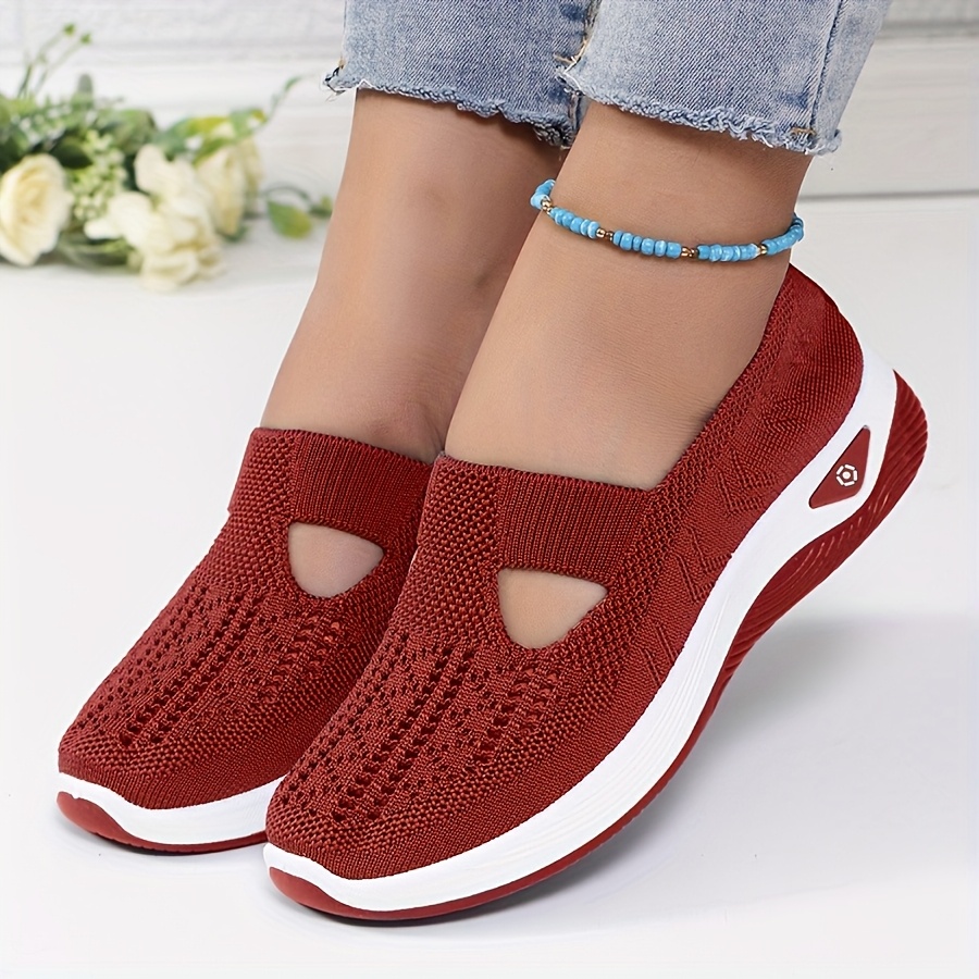 Womens Spring Summer Knit Slip - Insole Arch Support recension och pris