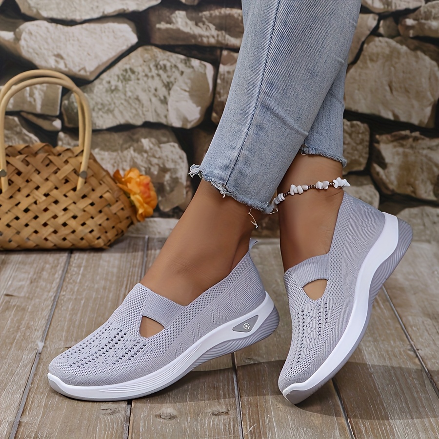 Womens Spring Summer Knit Slip - Insole Arch Support recension och pris