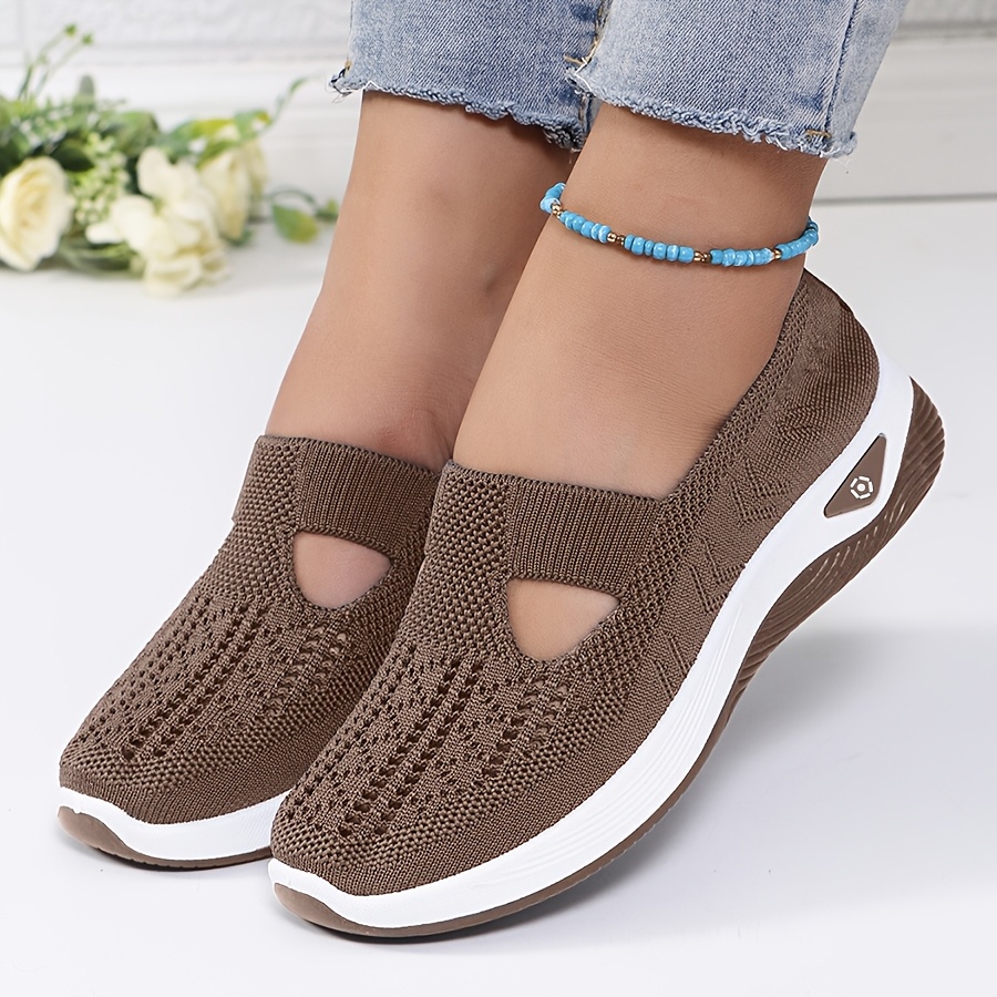 Womens Spring Summer Knit Slip - Insole Arch Support recension och pris