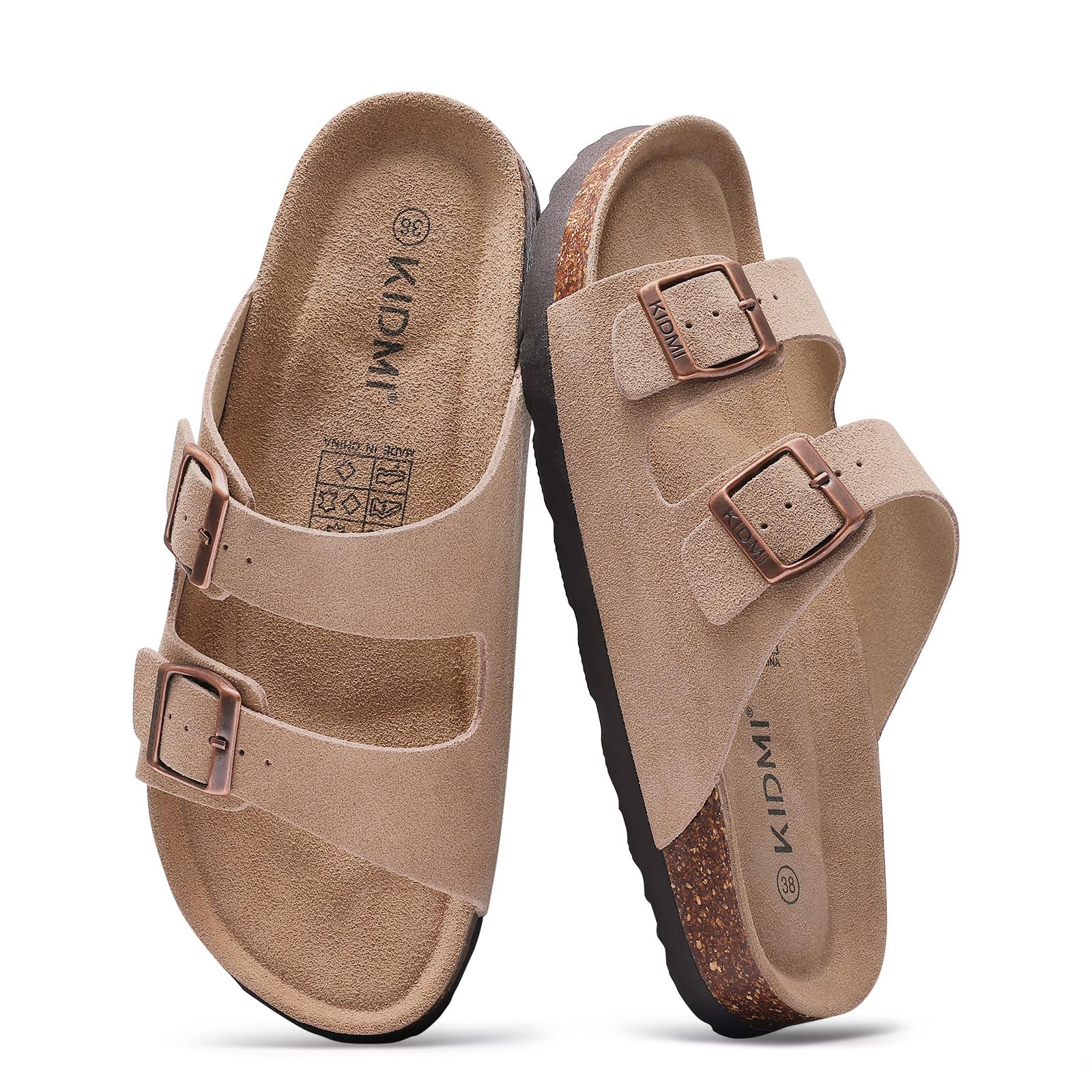 Litfun Classic Cork Sandals Fo - Insole Arch Support recension och pris