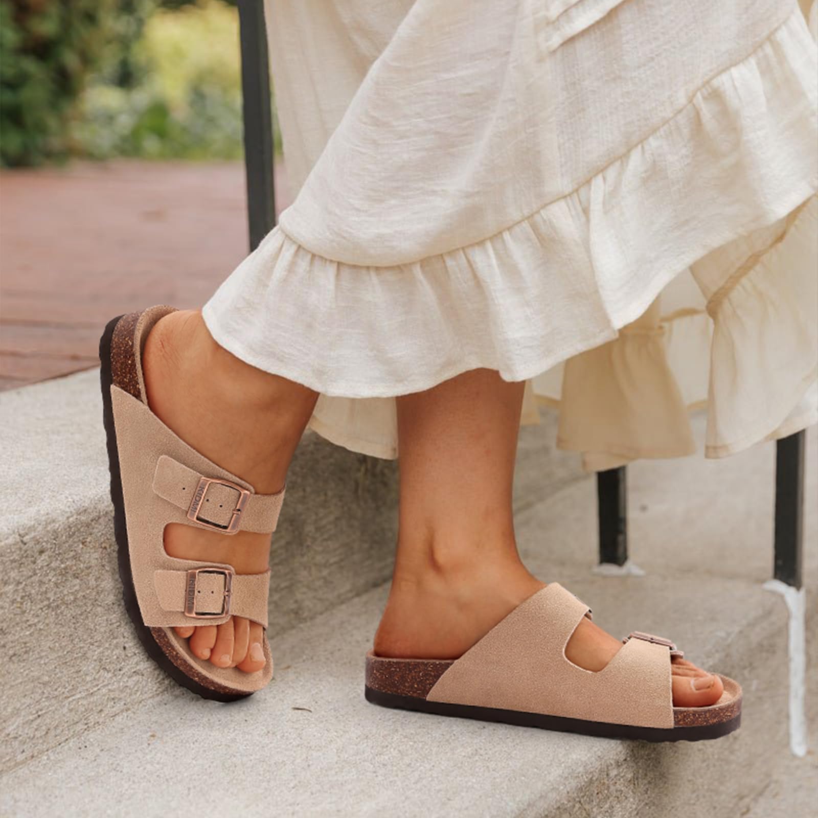 Litfun Classic Cork Sandals Fo - Insole Arch Support recension och pris